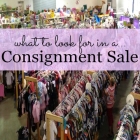 What to Look for in a Consignment Sale