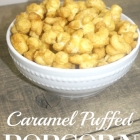 Caramel Puffed Popcorn