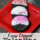 Easy Dipped Valentine Cookies