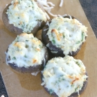 Spinach and Cheese Stuffed Mushrooms