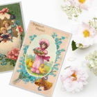 Free Printable Vintage Easter Pocket Cards