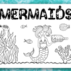 Mermaid Color Pages