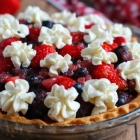 Easy Patriotic Berry Pie
