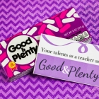 Good and Plenty Teacher Appreciation Gift Tag