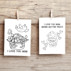Free Printable Mothers Day Cards to Color for Kids