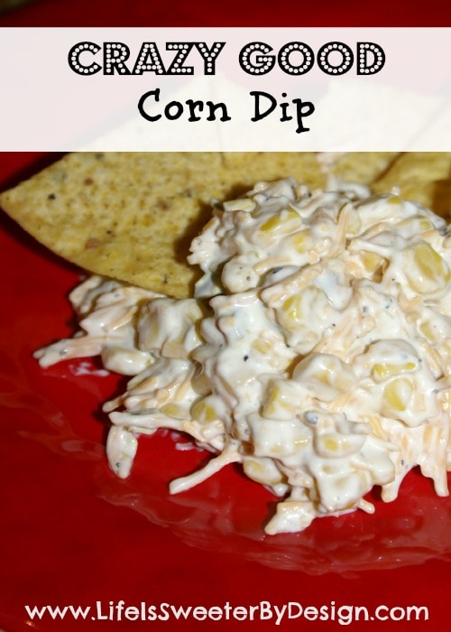 A spicy corn dip that you can't help but LOVE! Quick and easy to make...a great appetizer or snack food for parties!