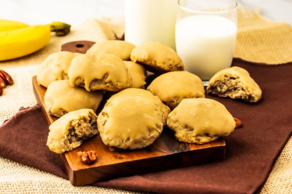easy banana bread cookies