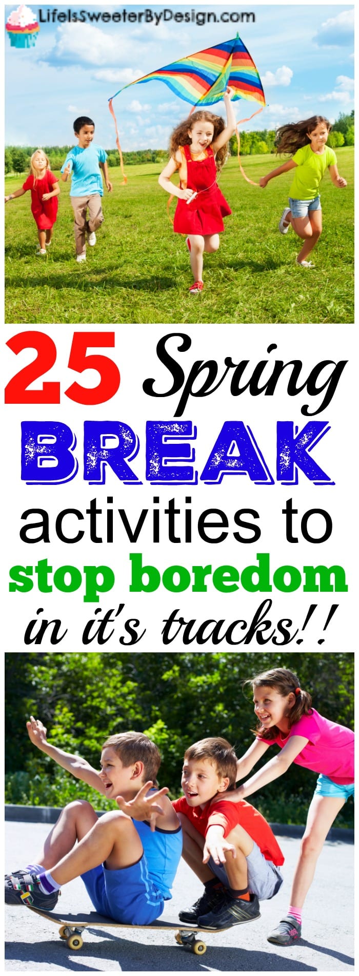 Spring break ideas to keep boredom at bay! These spring break activities are fun for kids and the whole family. Keep the children busy during spring break this year!