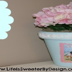 DIY Photo Flower Pot