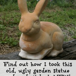 garden statue redo