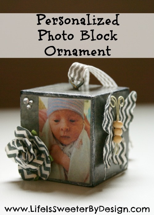 Photo Block Ornaments