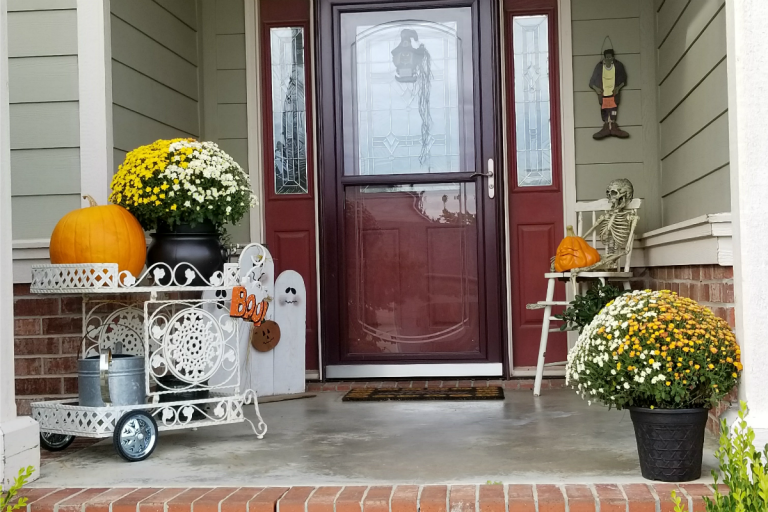 halloween planter