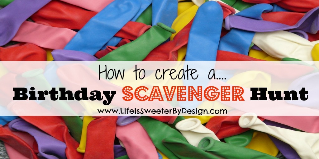 birthday scavenger hunt