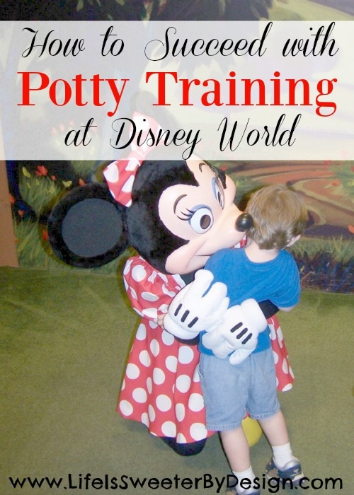 how to succeed with potty training at Disney world