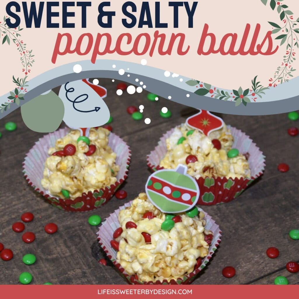 sweet and salty popcorn balls