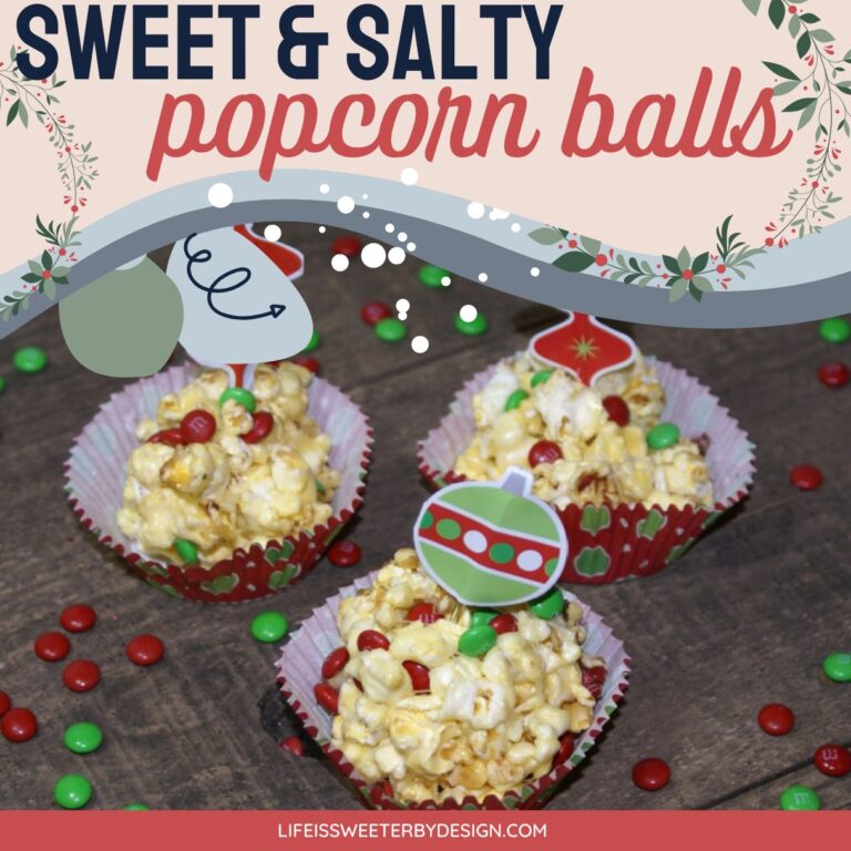 sweet and salty popcorn balls
