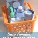 Car Basket Helps Busy Families Be Prepared