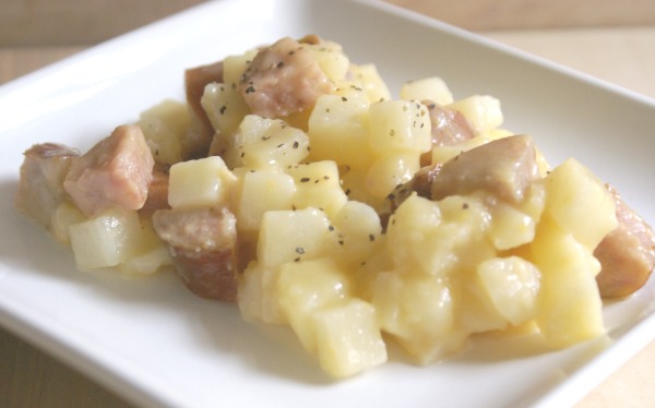 smoked sausage and potato casserole