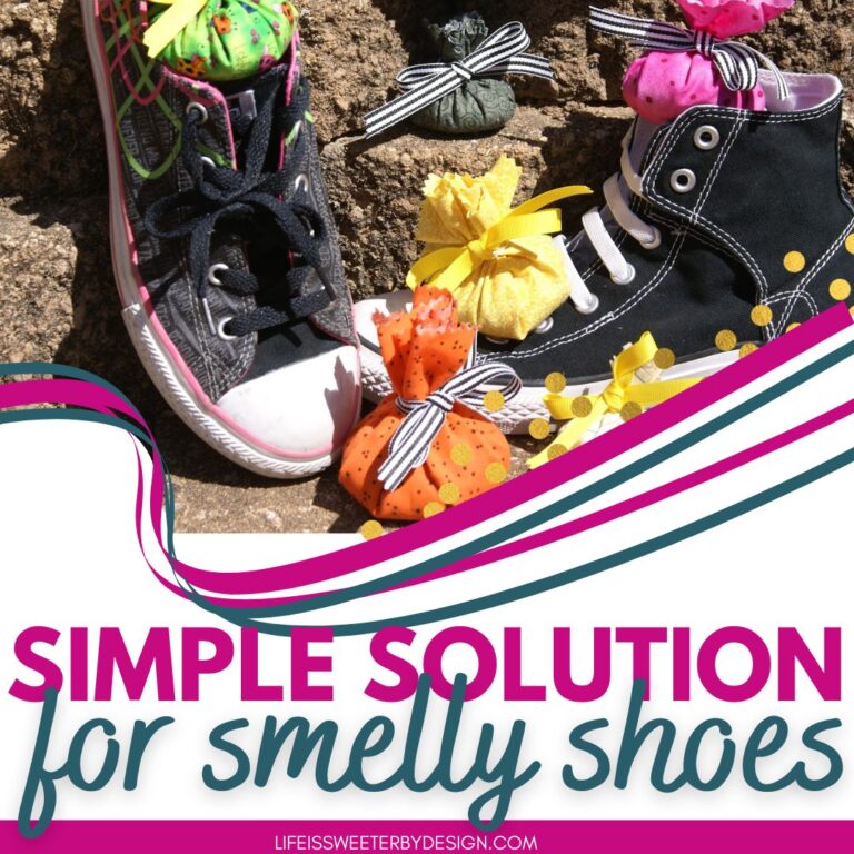 simple solution for smelly shoes