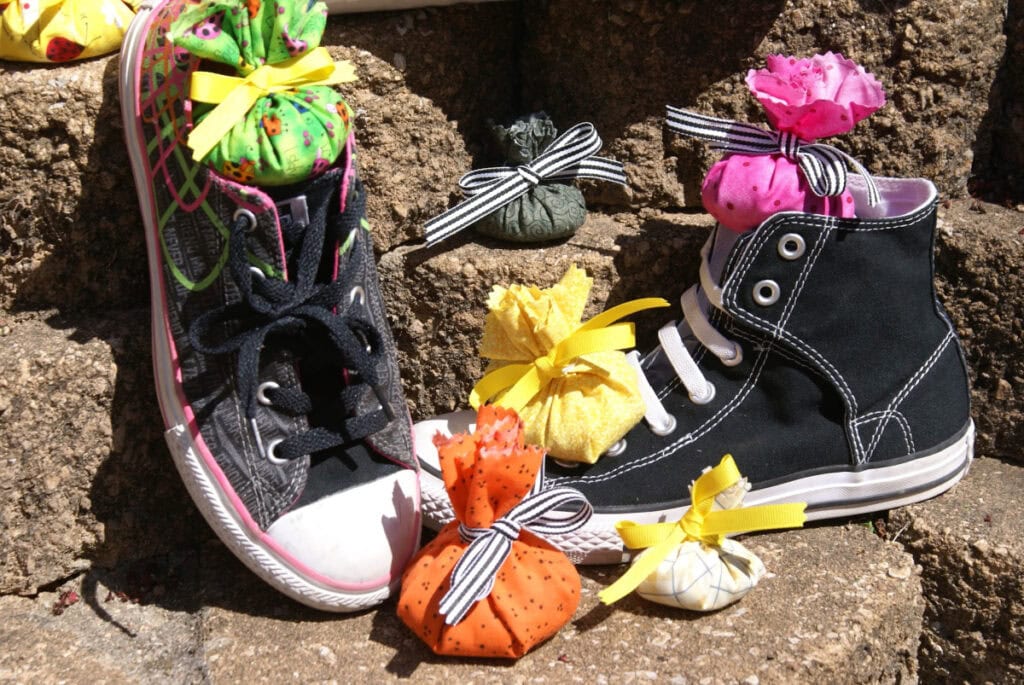 simple solution for smelly shoes