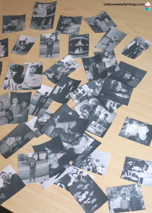 DIY Paper Mache Photo Letters
