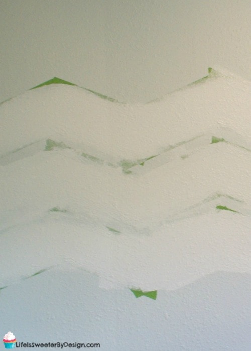 how to paint clean lines on textured walls