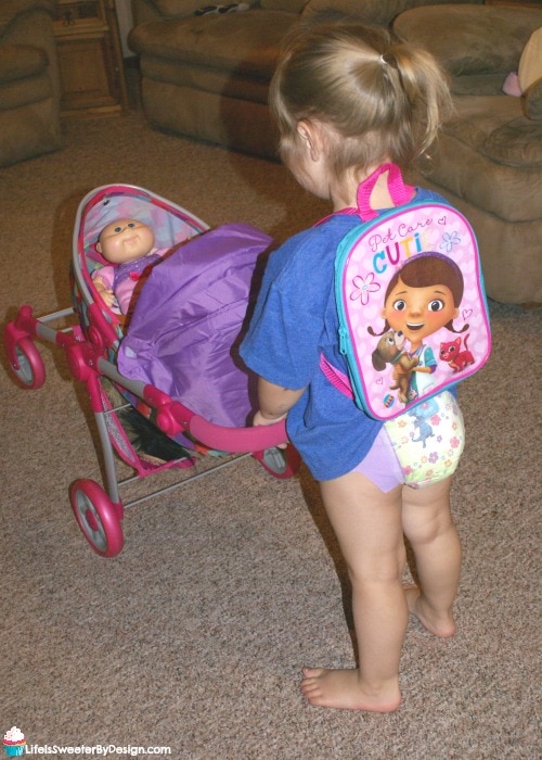 This backpack is the perfect size for travel too! 