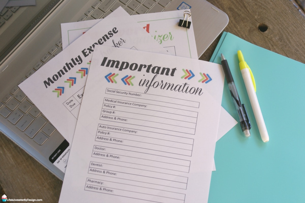 Get Your College Student Organized - Life is Sweeter By Design
