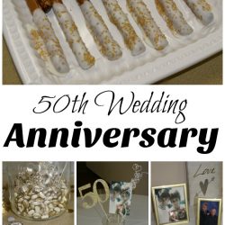 Planning a 50th Anniversary Party doesn't have to be hard! Find out how our 50th Wedding Anniversary reception went and how easy it can be!