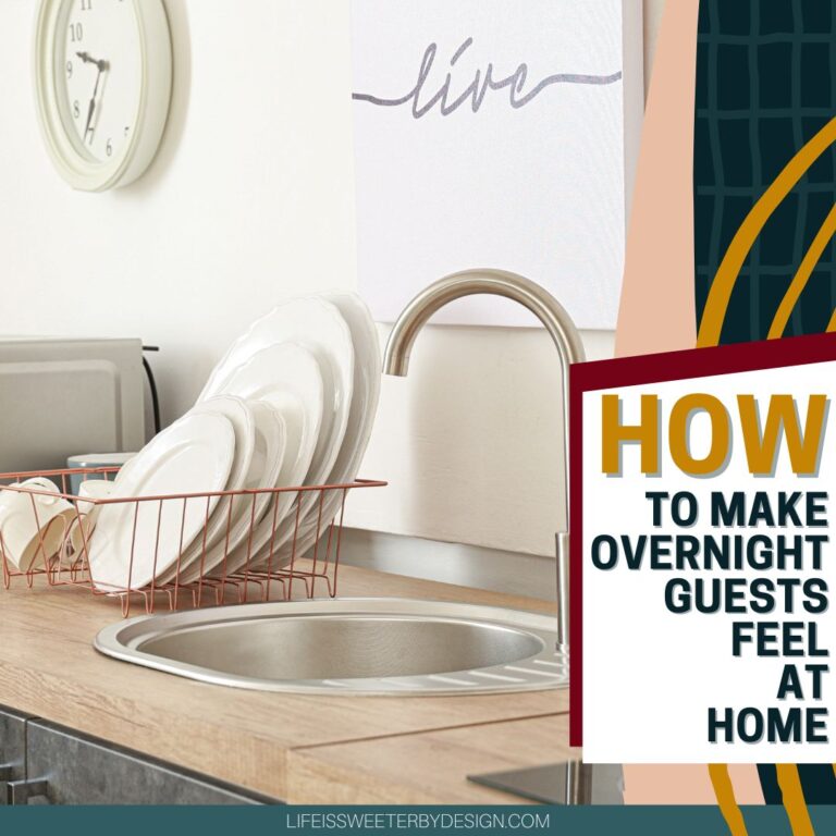 how to make overnight guests feel at home