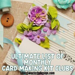monthly card making kit clubs