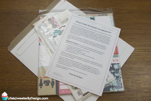 Scrapbookingstore Monthly Kit Review