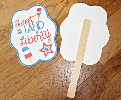 free 4th of July printable fans