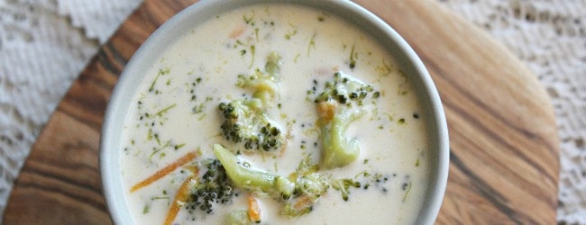 broccoli cheese soup in pressure cooker