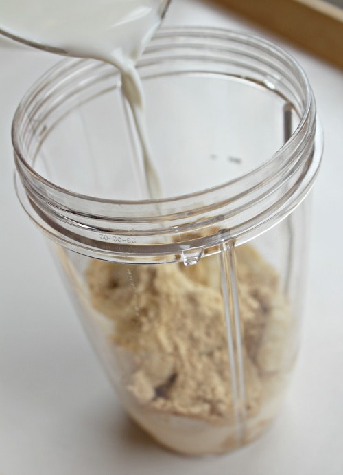 easy peanut butter banana smoothie