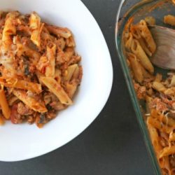 healthy turkey and pasta casserole