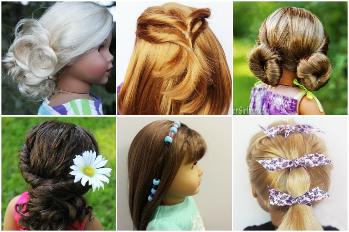 easy american girl hairstyles even little girls can do