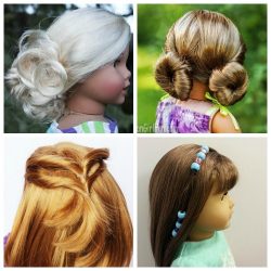easy American Girl hairstyles even little girls can do