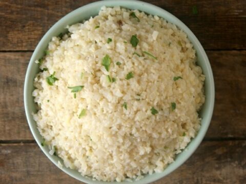 cheesy cauliflower rice recipe