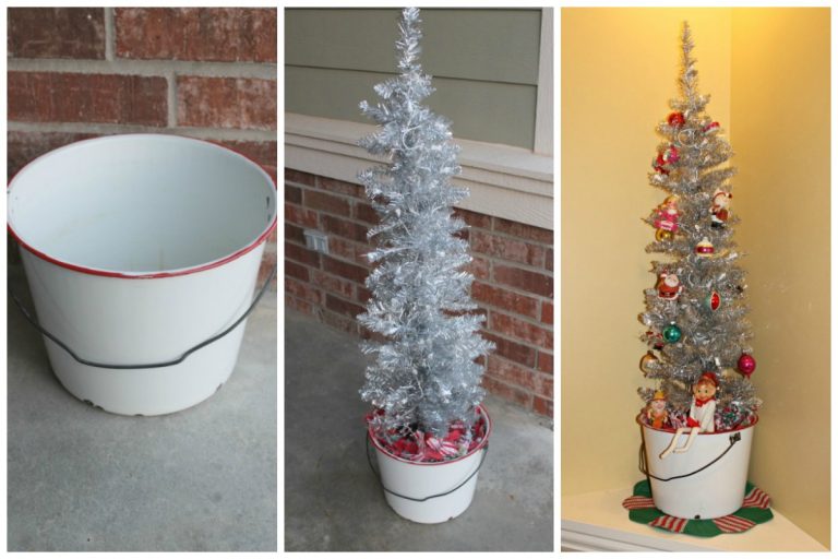 DIY Vintage Christmas Tree