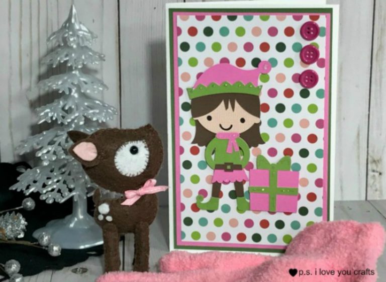 How to make a Cricut elf card