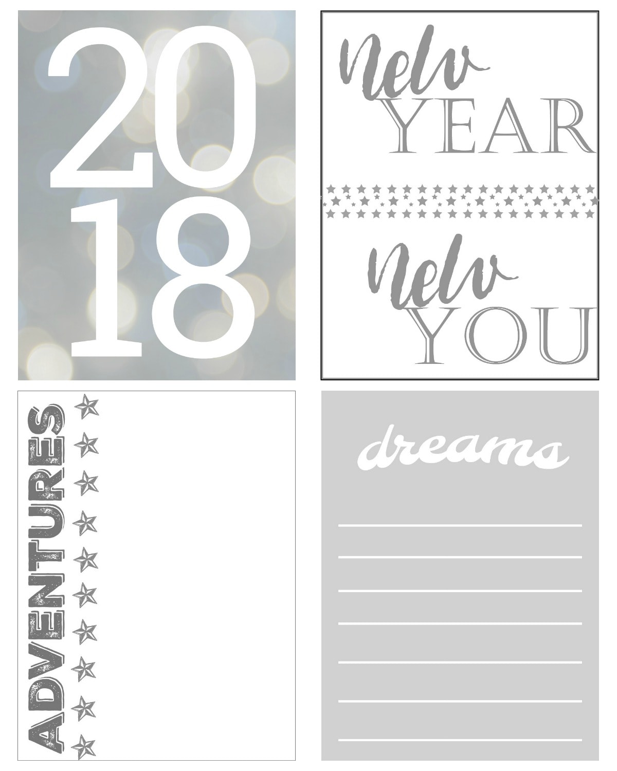 New Year Pocket Cards
