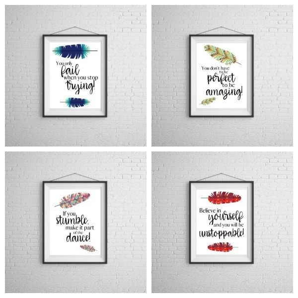 Inspirational Quotes Downloadable Art Printable Wall Art Downloadable Print Home Office Decor Comic Book Letter H