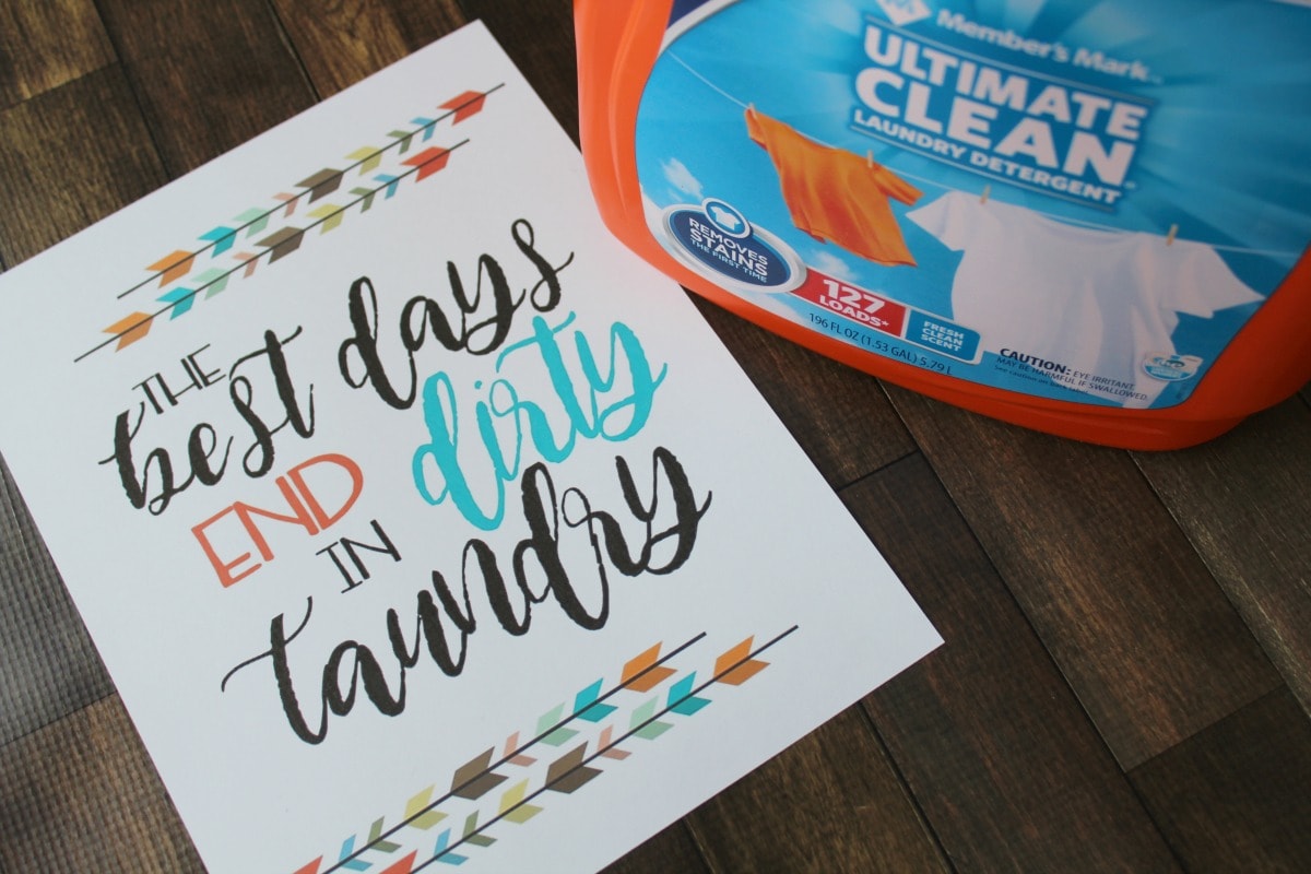 Laundry Room Free Printable Wall Art - Life is Sweeter By Design