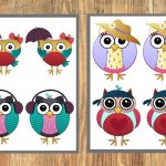 Owl Memory Game Printable