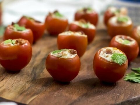 Spicy BLT Cherry Tomatoes