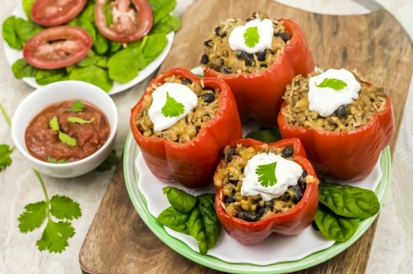 Weight Watchers Slow Cooker Stuffed Peppers
