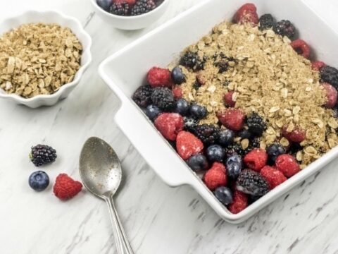 Weight Watchers Triple Berry Crisp