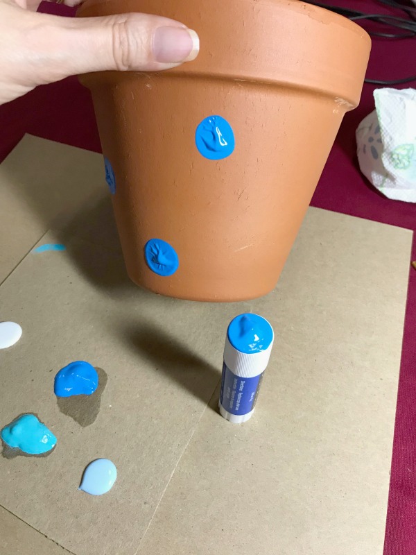 easy kids craft flower pot