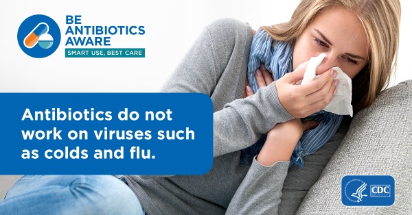 antibiotics aren't always the answer for your issue